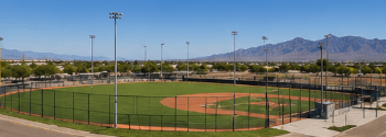 Community baseball fields in Lower Valley