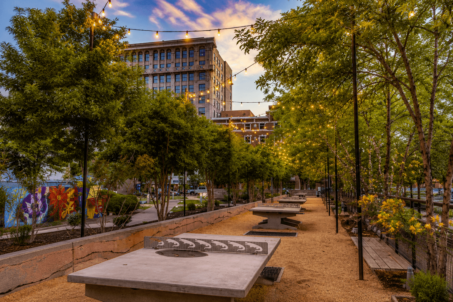 San Jacinto Plaza and Downtown El Paso