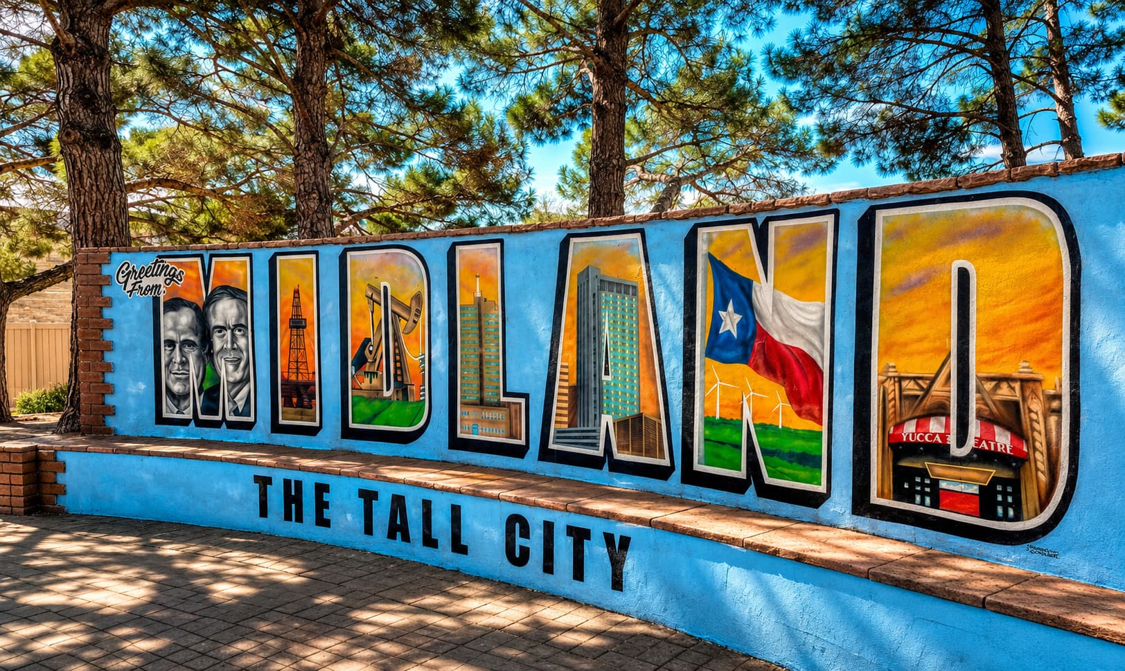 Community entrance monument sign